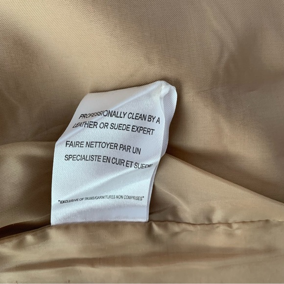 Jano Size 7 Tan Suede Pencil Skirt - Picture 9 of 10